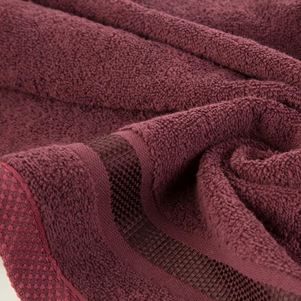 ABBIE HÅNDKLÆDE (07) 100 X 150 CM BURGUNDY