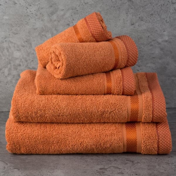 ABBIE HANDDUK (06) 100 X 150 CM ORANGE