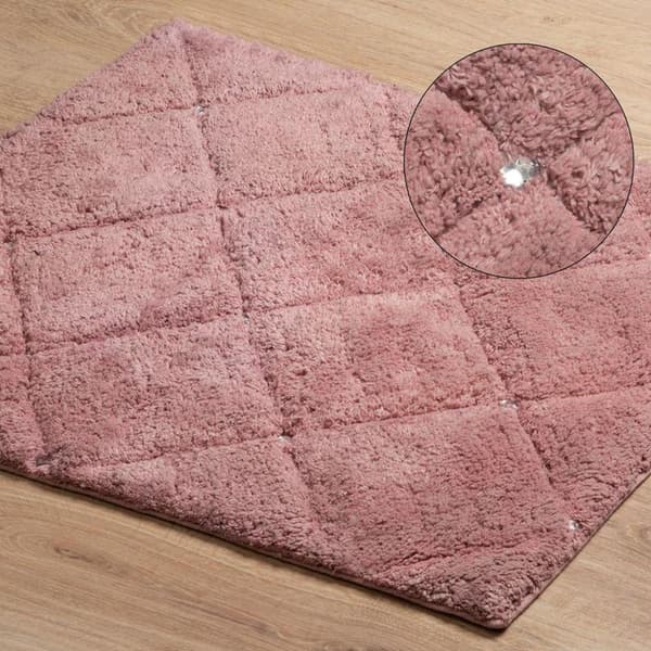 CHIC BATH MATTO (2) 60 X 90 CM TUMMAN PINKKI