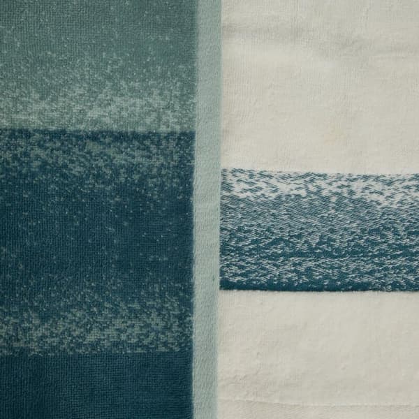 SÆT HÅNDKLÆDER 2 37 X 25 X 10 CM BLÅ