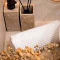 Miniatyrbillede 1 af 4: Vaffel ansigtshåndklæde hvid