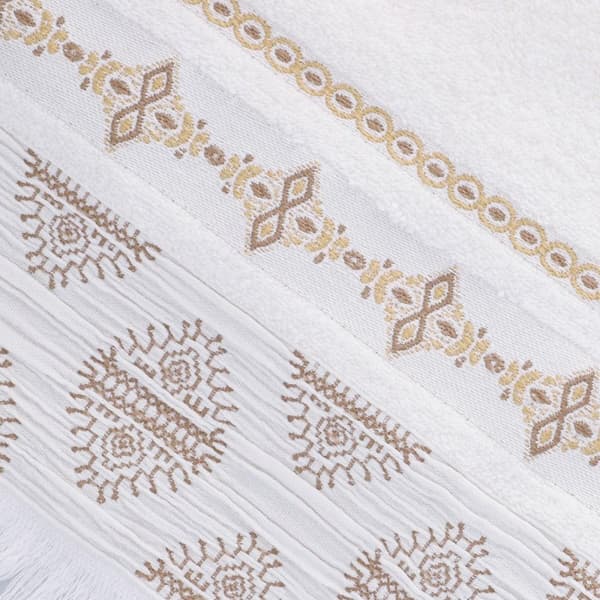 Handduk | SOLTA | bomull med fransar | 50x90cm | 810997
