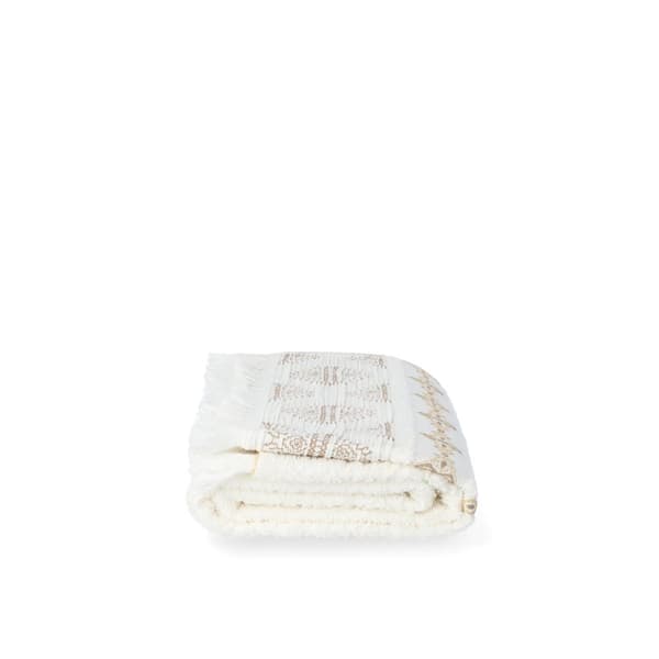 Handduk | SOLTA | bomull med fransar | 50x90cm | 810997