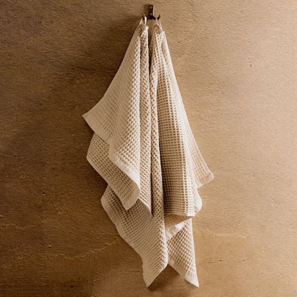 Håndklæde | VAFFEL | bomuld beige | 50x90cm | 841953