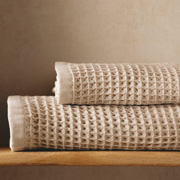 Handduk | VAFFEL | bomull beige | 70x130cm | 842141