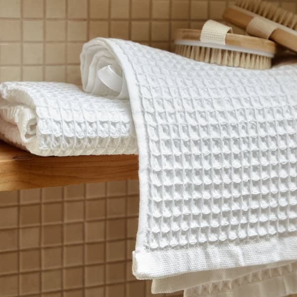 Handduk | VAFFEL | bomull vit | 50x90cm | 860626