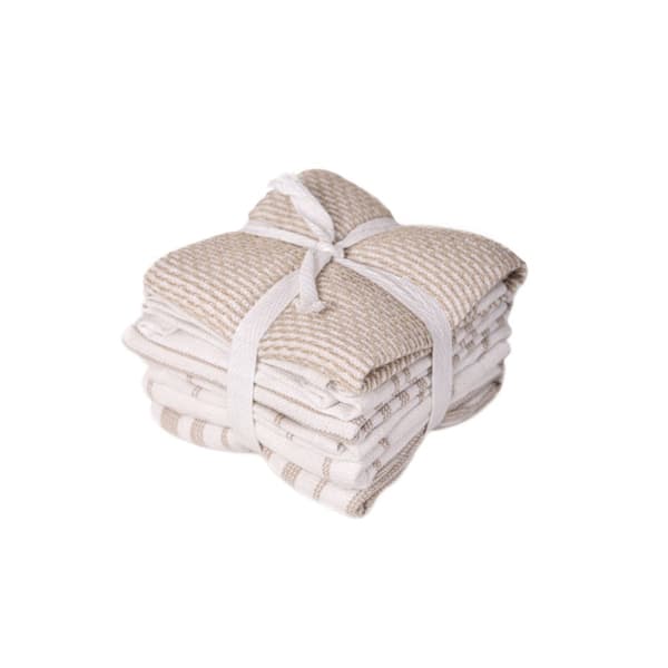 Sæt med universelle håndklæder | HERIETT | beige bomuld 4 stk. | 4*30x30cm | 897653