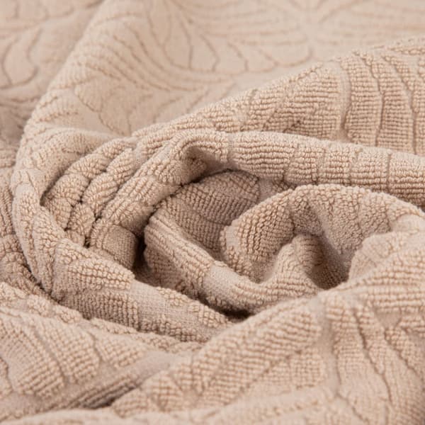Pyyhe | ESTRELLA | puuvilla beige lehdet | 50x90cm | 897011