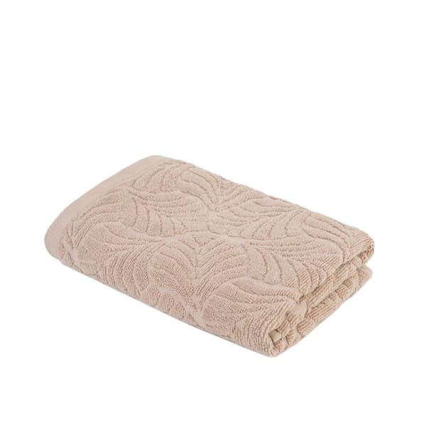 Pyyhe | ESTRELLA | puuvilla beige lehdet | 50x90cm | 897011