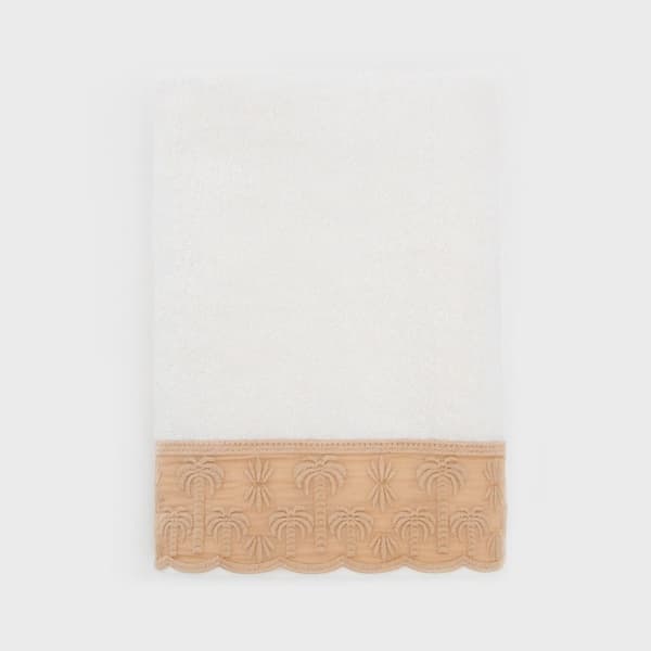 Pyyhe | MOELI | koristeellisella beige-reunuksella | 70x130cm | 737015