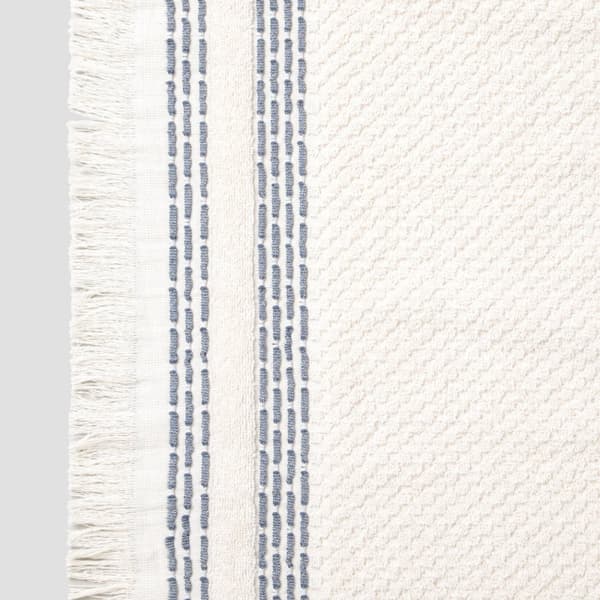 Håndklæde | ROSOP | ecru med marineblå striber | 50x90cm | 737169