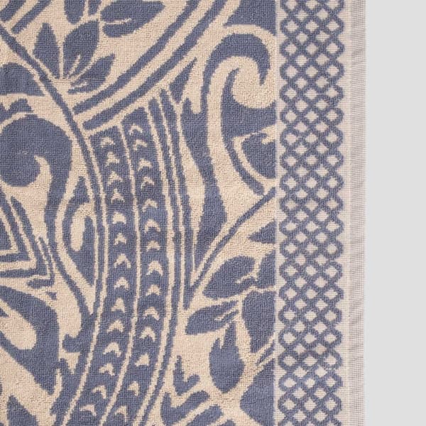 Håndklæde | NUUGO | jacquard blå | 70x130cm | 737268