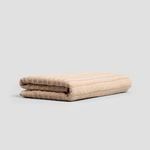 Pyyhe | MANA | raidallinen beige | 50x90cm | 737350