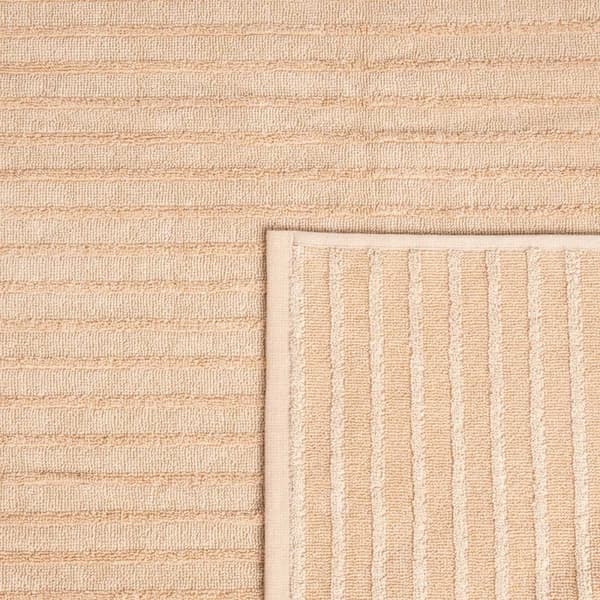 Pyyhe | MANA | raidallinen beige | 50x90cm | 737350