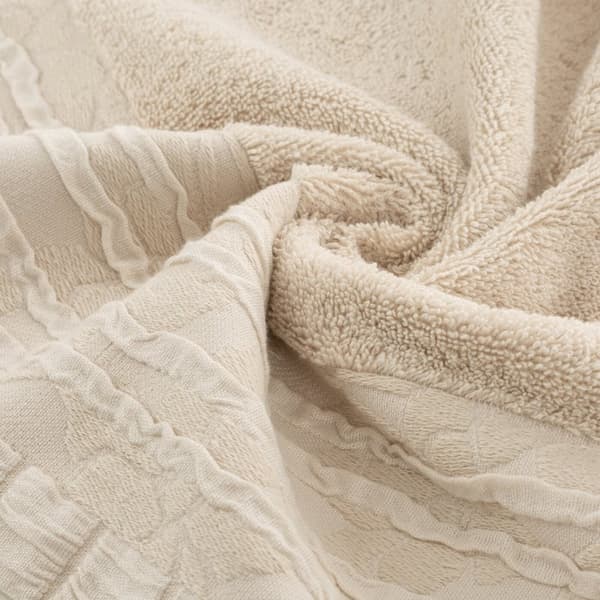 Bomuldshåndklæde ROSSI 50x90 Eurofirany beige