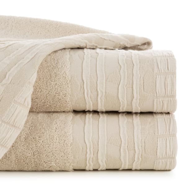 Bomuldshåndklæde ROSSI 50x90 Eurofirany beige