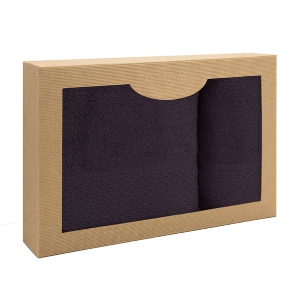 Set med 2 handdukar Solano Darymex aubergine