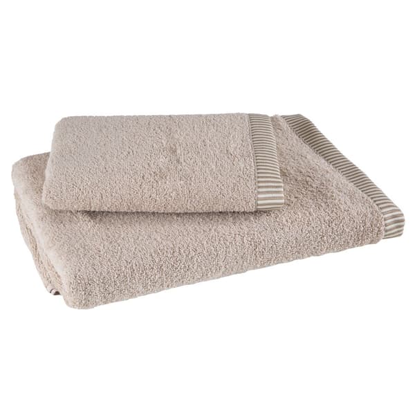 Sæt med 2 håndklæder Euro gardiner beige