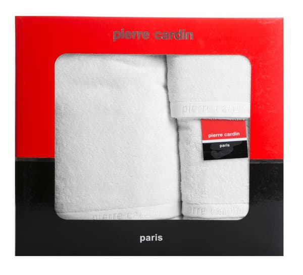 3 kpl pyyhkeet EVI Pierre Cardin valkoinen