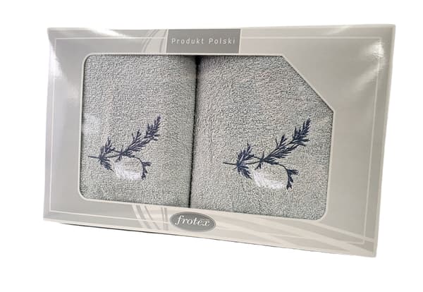 Sæt håndklæder 50x90+70x140 Frotex Gift IV kviste ask