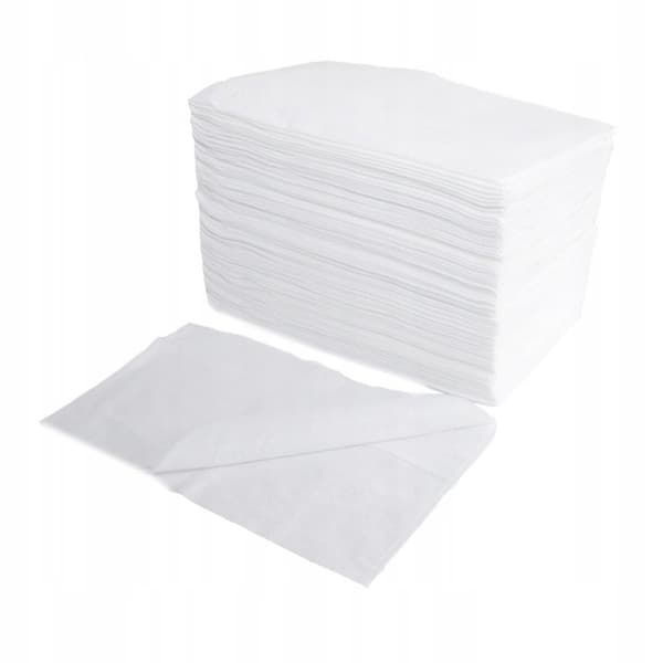ECO-HYGIENE Engangs non-woven håndklæder HVIDE - 40x70 - 50 stk. (Blå etiket)