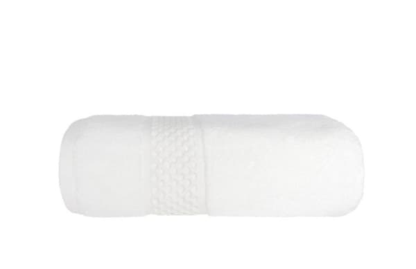 Håndklæde 50x90 Rete tyk creme 100% bomuld 650g blød