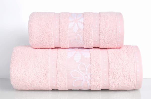 Badehåndklæde 70x130 Margarita Summer Rose 100% bomuld 400g blødt