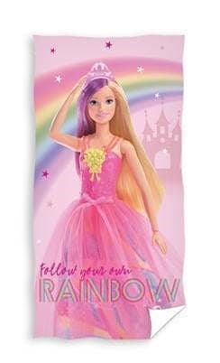 Strandhåndklæde 70x140 Barbie Prinsesse