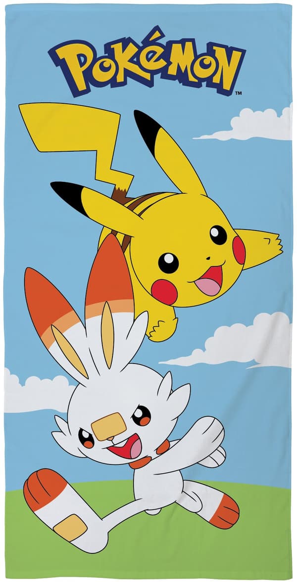 Strandhandduk 70x140 Pokémon Pikachu