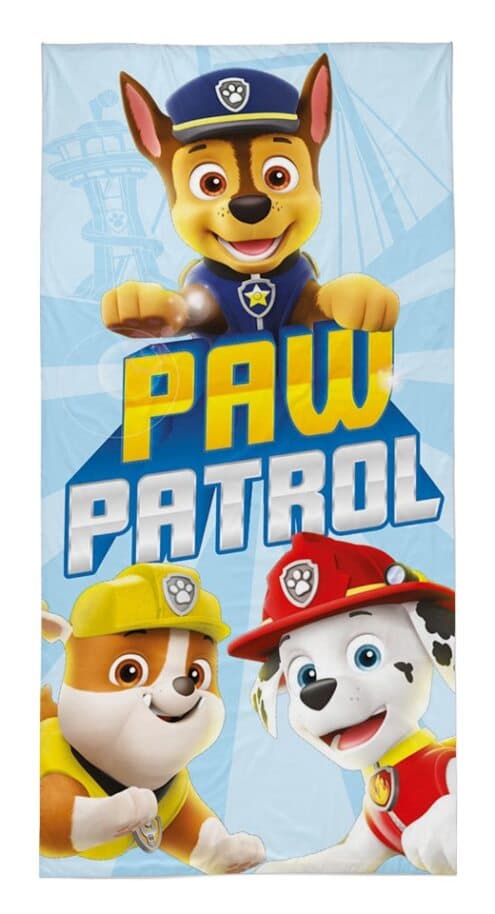 Badhandduk 70x140 PAW PATROL Hundar Bomull