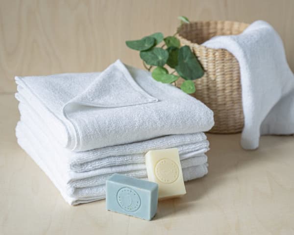 Handduk 70x140 Vit Vit hotell 450g 100% bomull