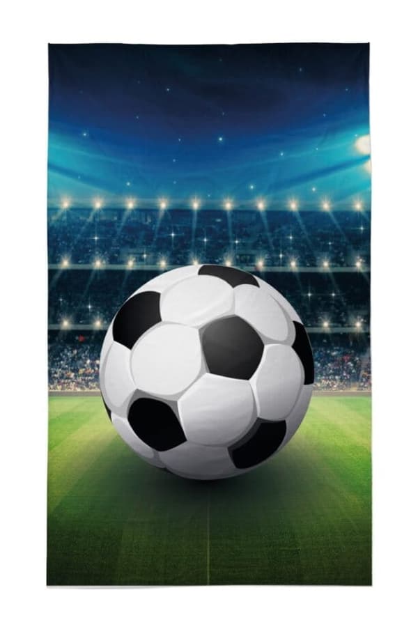 Handduk 30x50 för dagis Lekplats Fotboll 100% Bomull
