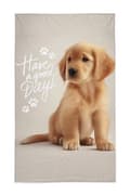 Miniatyrbild 1 av 2: Handduk 30x50 för dagis Labrador 100% bomull