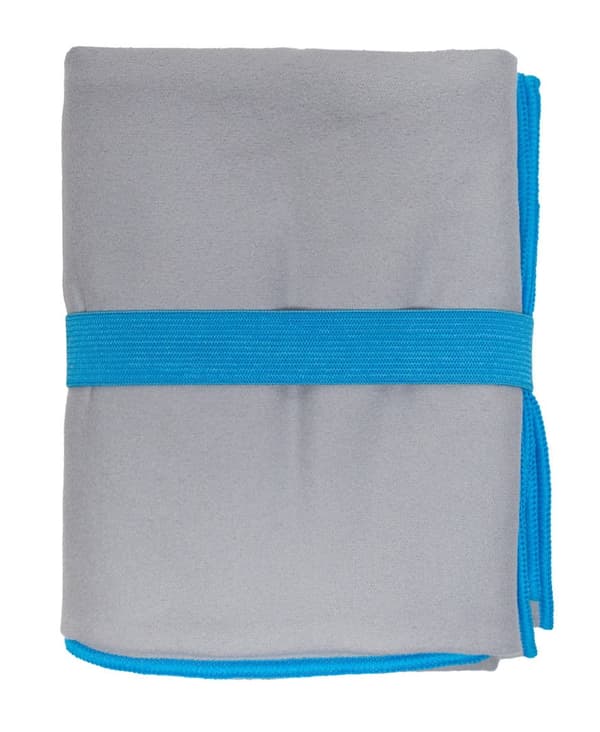 Snabbtorkande mikrofiberhandduk 80x130 FITNESS Grå