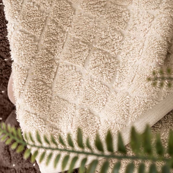 Badrumshandduk 70x140 Ljusbeige Olivier Premium