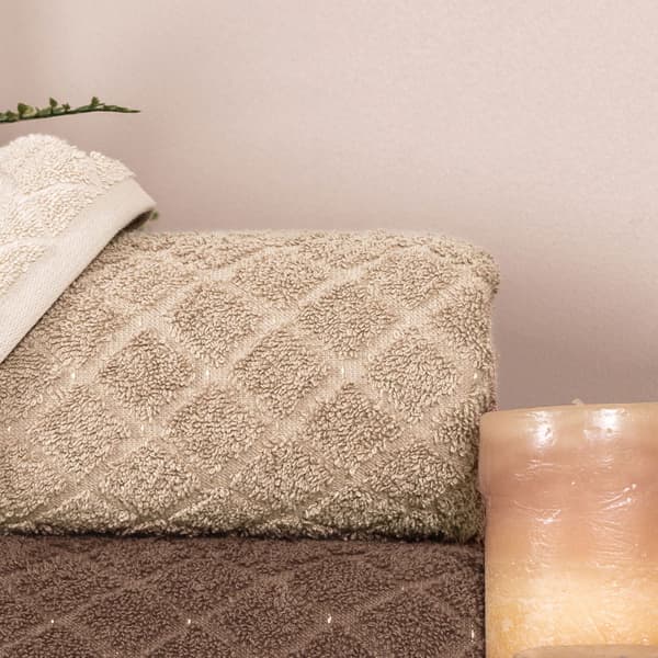 Badehåndklæde 50x90 Mørkebeige Olivier Premium