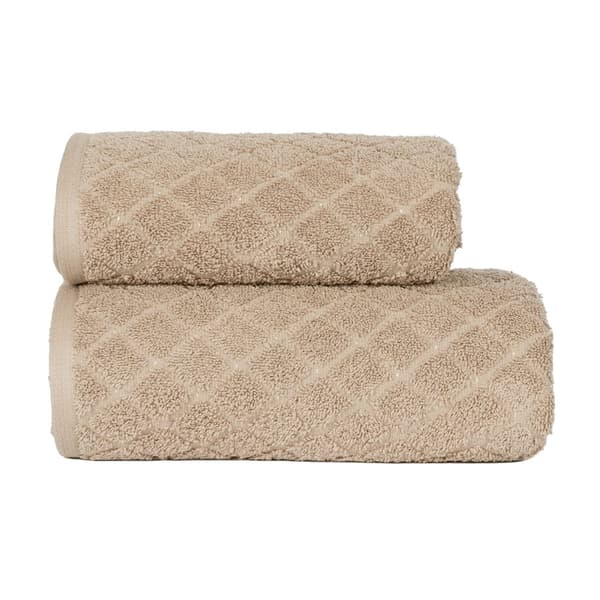 Badehåndklæde 50x90 Mørkebeige Olivier Premium