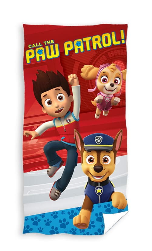 Børne badehåndklæde 70x140 PAW PATROL Hunde BOMULD