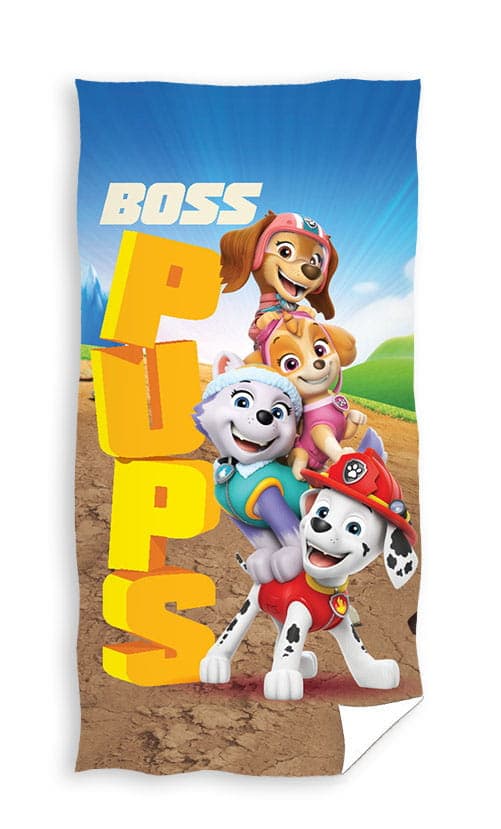 Barn badhandduk 70x140 PAW PATROL Hundar BOMULL