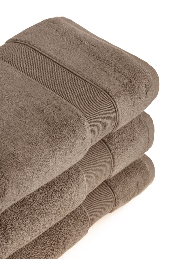 Handduk 70x140 Rocco taupe mörkbeige 600g 100% bomull