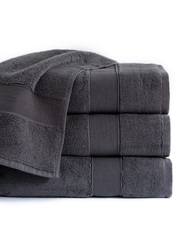 Håndklæde 70x140 Rocco mørkegrå 600g 100% bomuld
