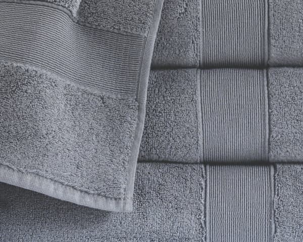 Handduk 70x140 Rocco grå 600g 100% bomull