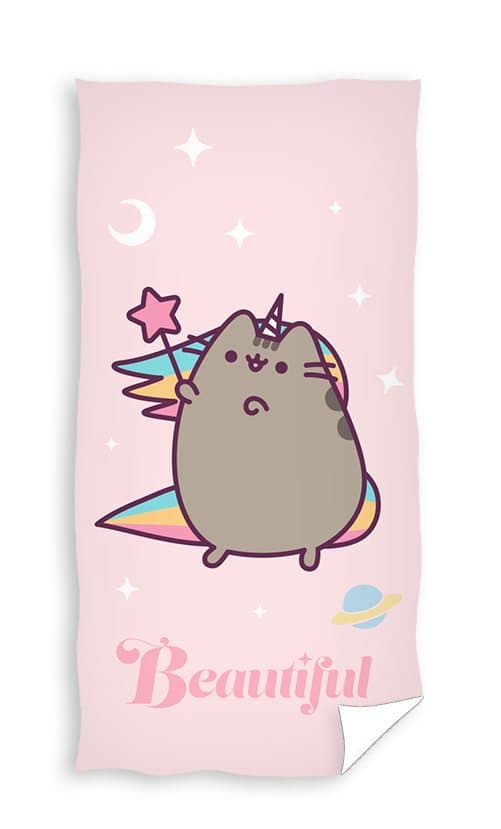 Badhandduk 70X140 PUSHEEN Enhörning Rosa