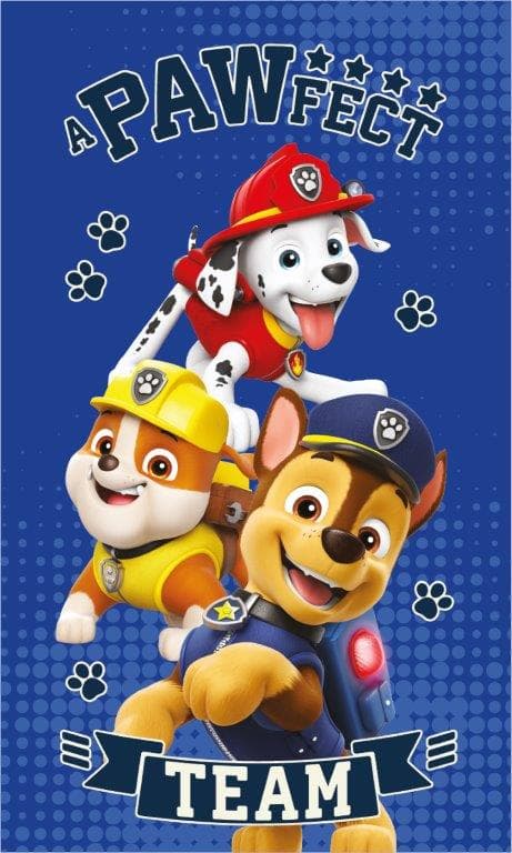 Børnehåndklæde til børnehave 30x50 PAW PATROL hvalpe