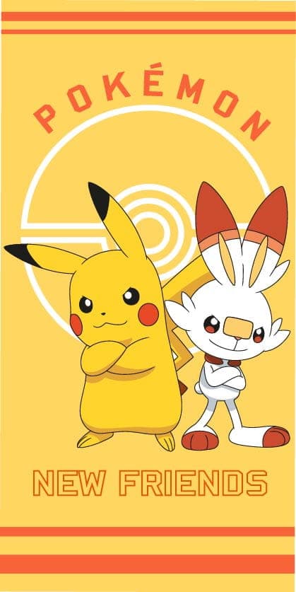 Strandhåndklæde 70x140 Pokemon Pikachu