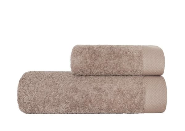 Pyyhe 50x90 Boho paksu beige 100% puuvillaa 500g pehmeä Premium