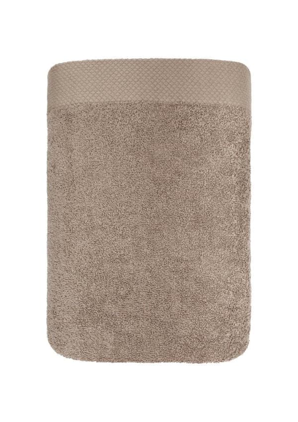 Pyyhe 50x90 Boho paksu beige 100% puuvillaa 500g pehmeä Premium