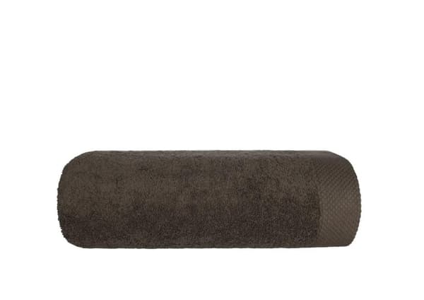 Handduk 50x90 Boho tjock brun 100% bomull 500g mjuk Premium