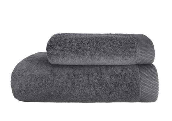 Badehåndklæde 70x140 Misty tyk ask 100% bomuld 450g Zero Twist blødt