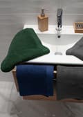 Miniatyrbillede 6 af 9: Badehåndklæde 70x140 Misty tyk ask 100% bomuld 450g Zero Twist blødt